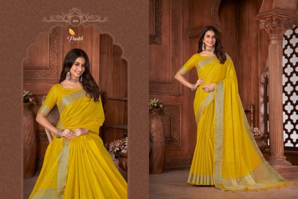 Pankh Anushka Vol 1 Linen Khadi Silk Saree Collection